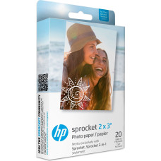 Фото-папір HP Zink для Sprocket 2"x3", glossy, self-adhesive, 20sh