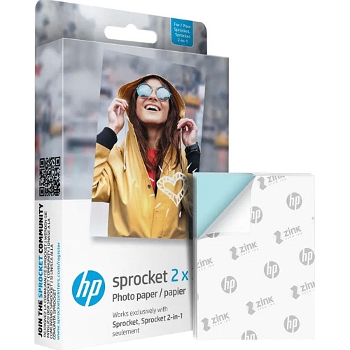 Фото-папір HP Zink для Sprocket 2x3, glossy, self-adhesive, 50sh - зображення 2