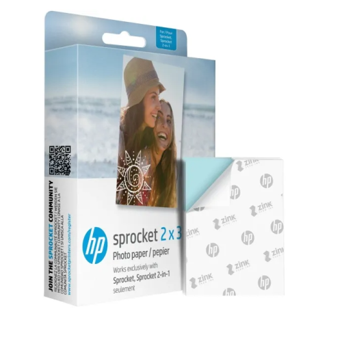 Фото-папір HP Zink для Sprocket 2x3, glossy, self-adhesive, 100sh - зображення 2