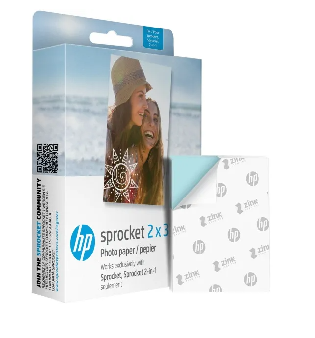 Фото-папір HP Zink для Sprocket 2x3, glossy, self-adhesive, 100sh - зображення 2