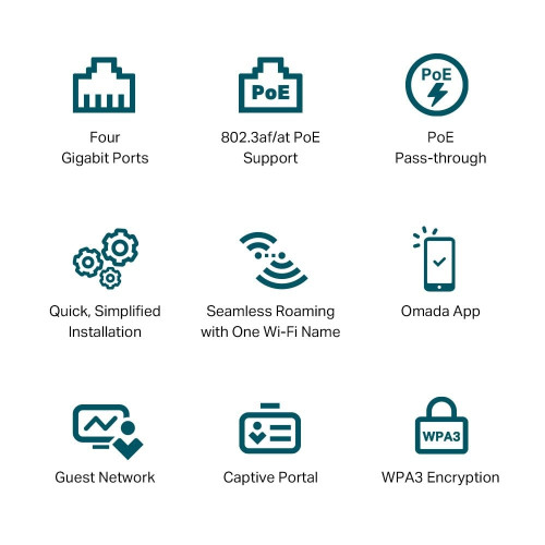 Точка доступу TP-LINK EAP655-Wall - зображення 7
