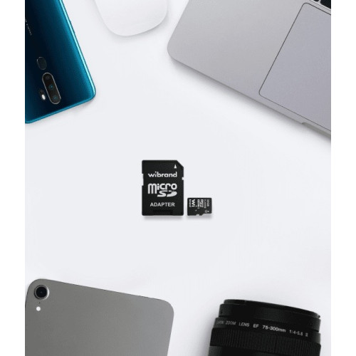 MicroSDHC 8 Gb Wibrand class 10 - зображення 3