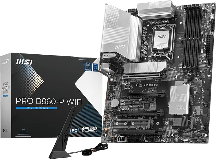 Мат. плата 1851 MSI PRO B860-P WIFI - зображення 1