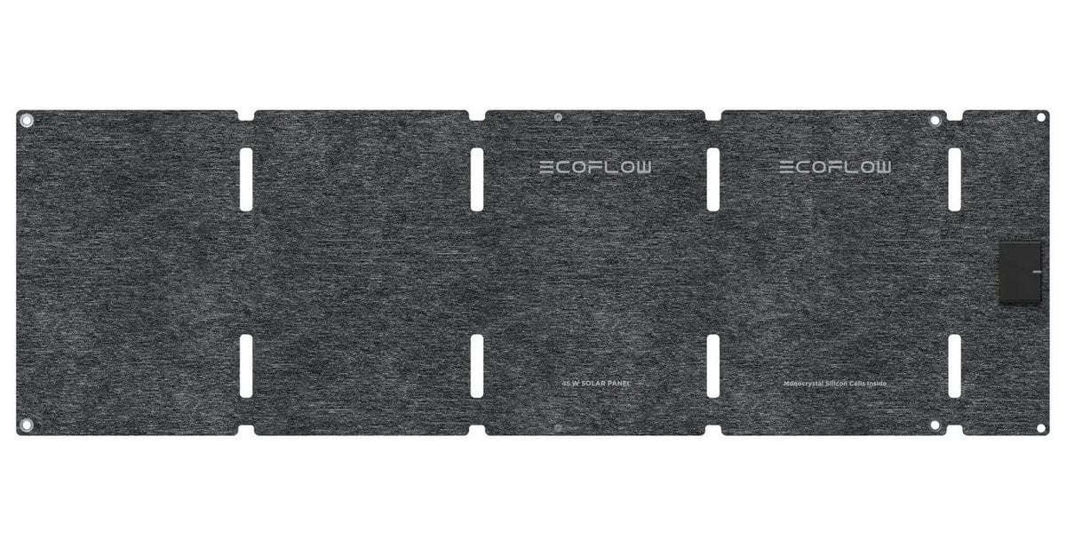 Портативна сонячна панель EcoFlow 45W Solar Panel - зображення 2