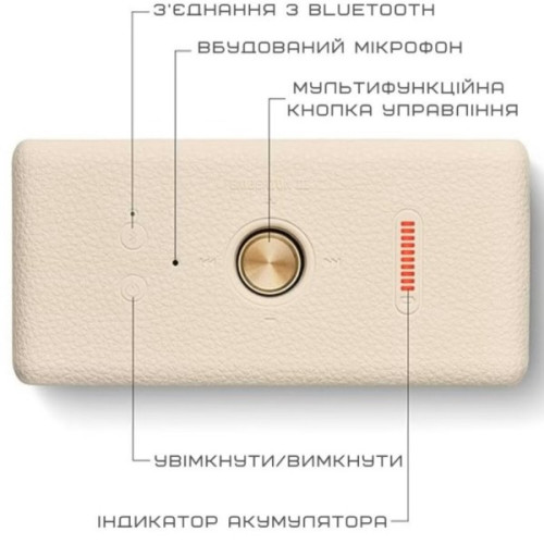 Колонка портативна Marshall Emberton III Cream - зображення 9