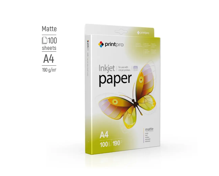 Фото-папір A4 PrintPro, матовий - зображення 1