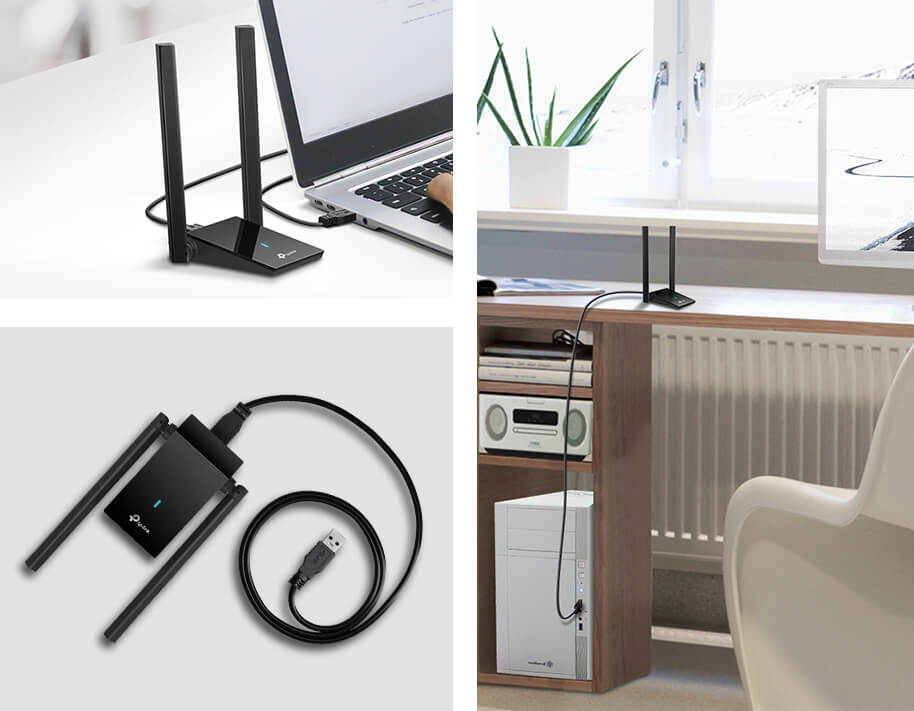 Мережева карта Wireless USB Wi-Fi TP-Link ARCHER TX20U PLUS - зображення 6