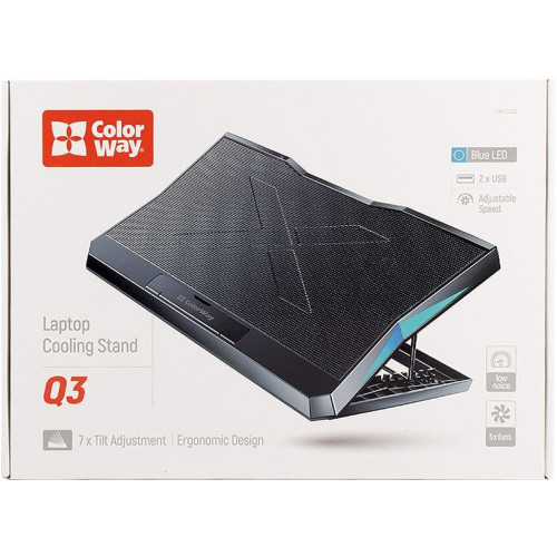 Підставка охолоджуюча для ноутбука ColorWay Cooling Laptop Q3 - зображення 10