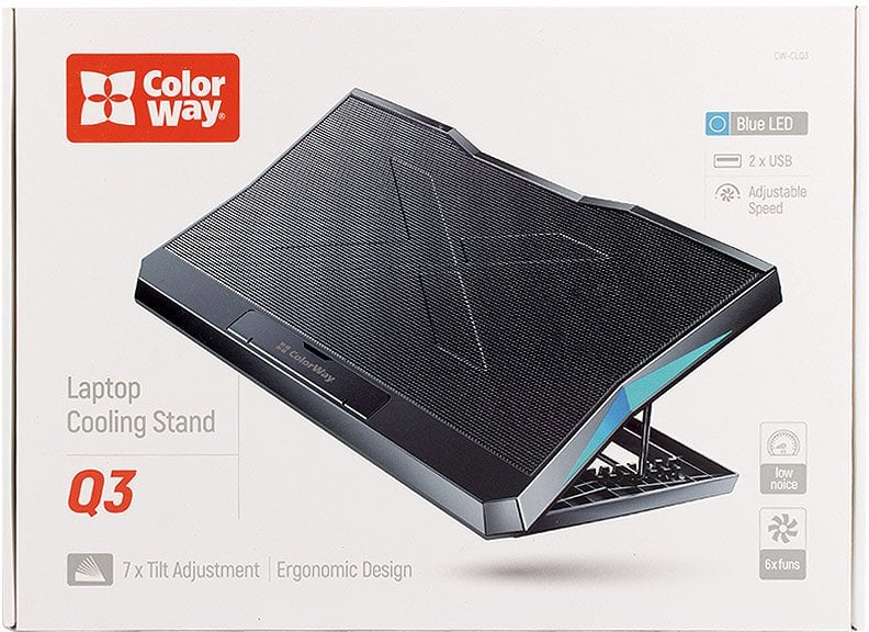 Підставка охолоджуюча для ноутбука ColorWay Cooling Laptop Q3 - зображення 10