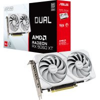 Відеокарта ATI Radeon RX 9060 XT 16 Gb GDDR6 ASUS Dual White Edition (DUAL-RX9060XT-16G-WHITE)