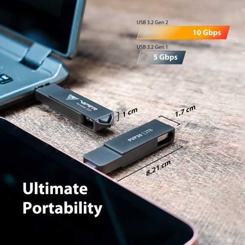 Зовнішній накопичувач SSD 512GB Patriot VIPER PVP30 Duo Compact (PVP30512G28UDG) - зображення 6