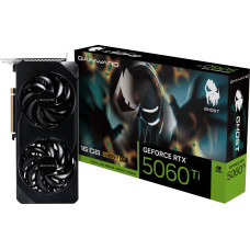 Відеокарта GeForce RTX 5060 Ti 16GB GDDR7 Gainward Ghost OC (NE7506TU19T1-GB2061B)