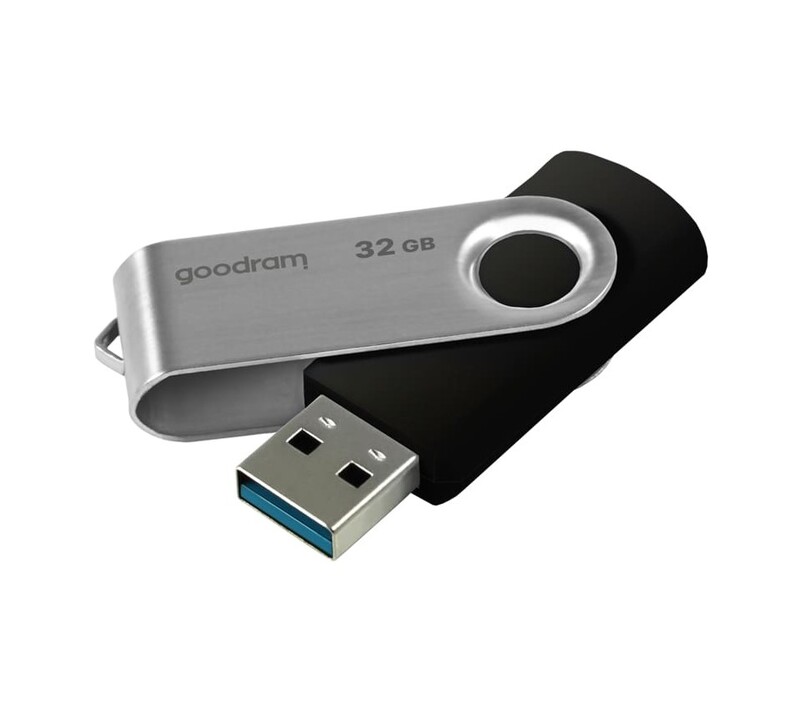 Флеш пам'ять USB 32 Gb Goodram UTS3 Twister black USB3.0 - зображення 1