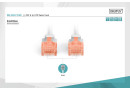 Патч-корд Cat.6, UTP, RJ45, 5.0 м, AWG 26\/7, Cu, LSZH, сірий, Digitus - зображення 3