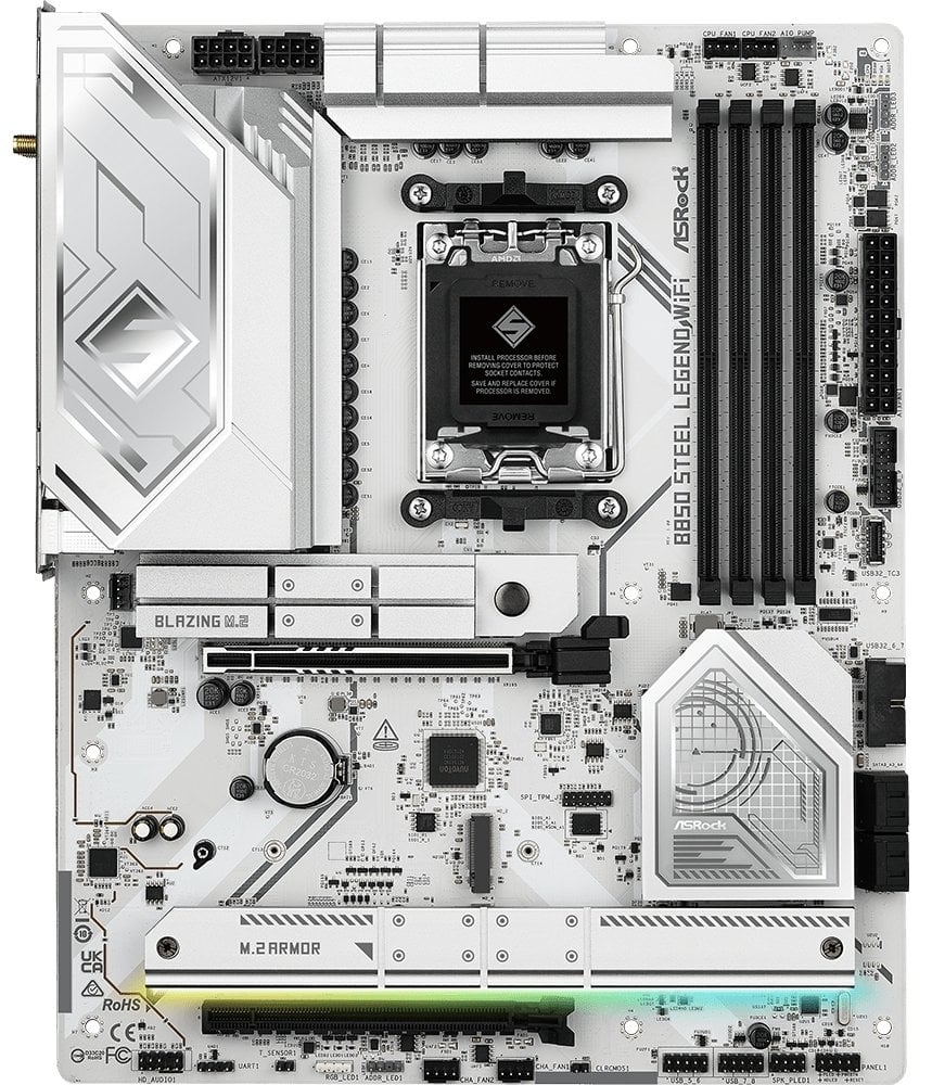 Мат. плата AM5 ASRock B850 Steel Legend WiFi - зображення 2