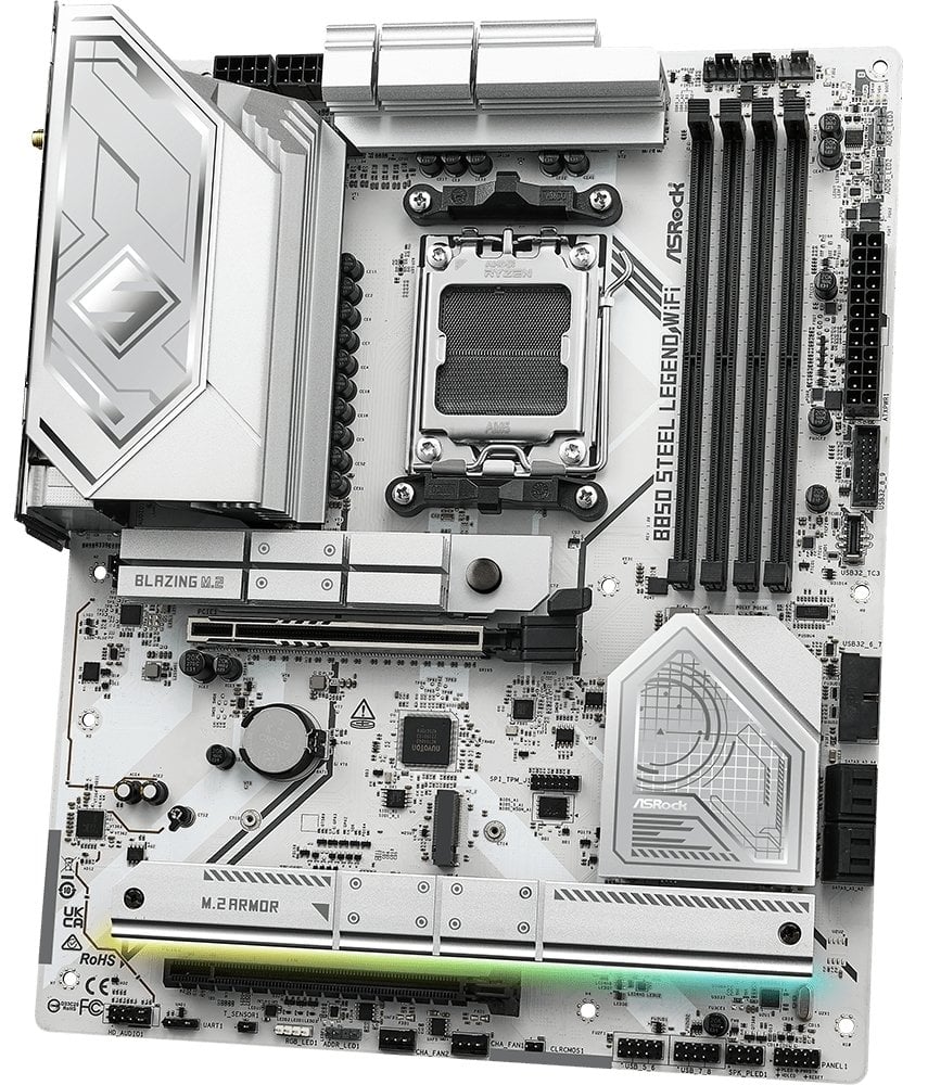 Мат. плата AM5 ASRock B850 Steel Legend WiFi - зображення 4