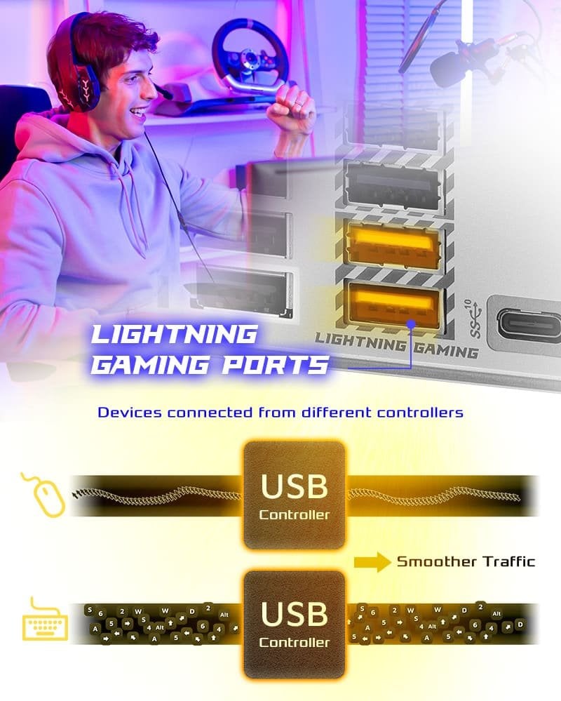 Мат. плата AM5 ASRock B850 Steel Legend WiFi - зображення 9