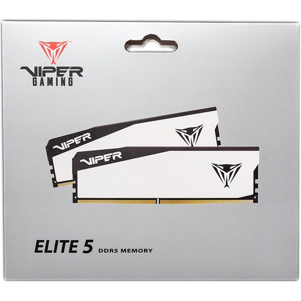 Пам'ять DDR5 RAM_32Gb (2x16Gb) 5600Mhz Patriot Viper Elite 5 White (VEB532G5636KW) - зображення 5