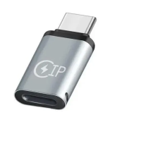 Перехідник Lightning F to USB-C M gray XoKo XK-AC-027