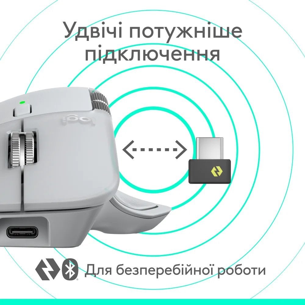 Мишка Logitech MX Master 4 Performance Pale Grey - зображення 10