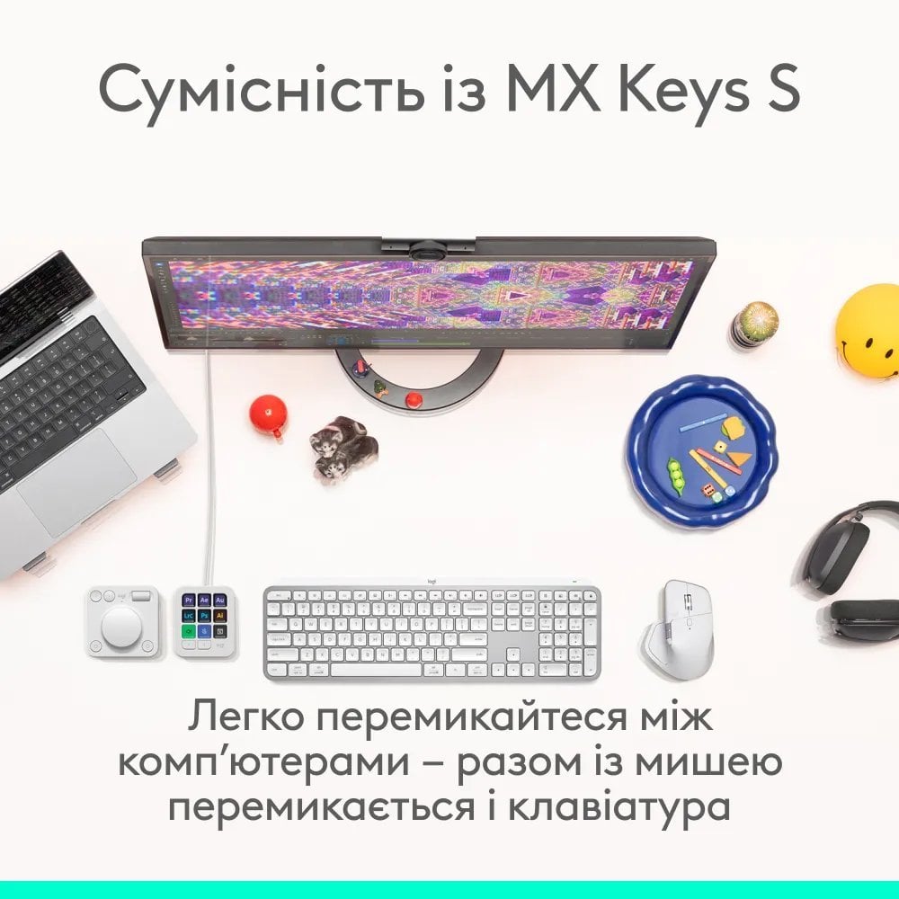 Мишка Logitech MX Master 4 Performance Pale Grey - зображення 15