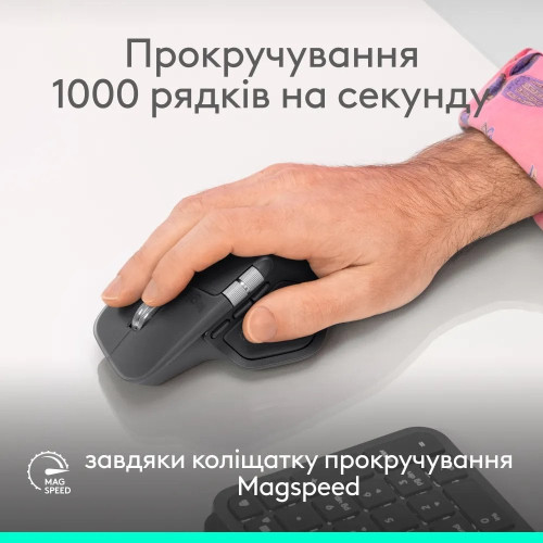 Мишка Logitech MX Master 4 Performance Pale Grey - зображення 12