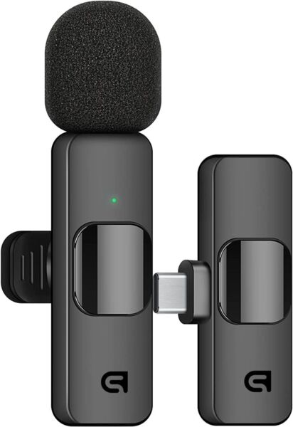 Бездротовий петличний мікрофон ArmorStandart ASM2 USB type-C Black - зображення 1
