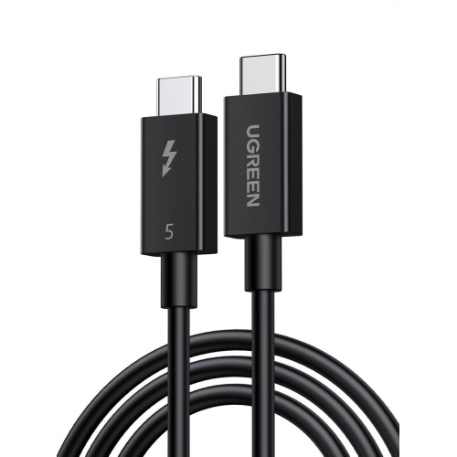 Кабель Thunderbolt 5 USB-C to USB-C Ugreen L703, 1м, 5A, PD3.1 240W, 16K@60Hz, 80-120 Гбіт\/с - зображення 1