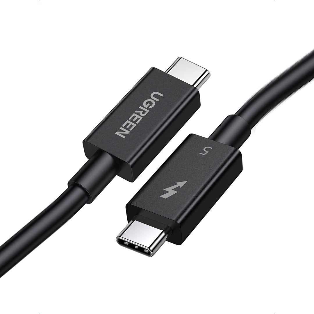 Кабель Thunderbolt 5 USB-C to USB-C Ugreen L703, 1м, 5A, PD3.1 240W, 16K@60Hz, 80-120 Гбіт\/с - зображення 2