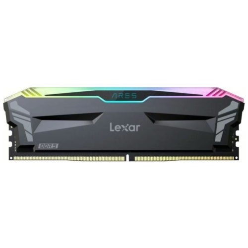 Пам'ять DDR5 RAM_16Gb (1x16Gb) 6400Mhz Lexar Ares RGB Black (LD5EU016G-R6400GDLA) - зображення 1