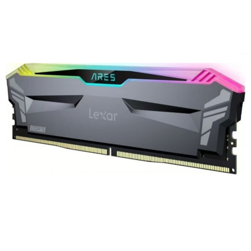Пам'ять DDR5 RAM_16Gb (1x16Gb) 6400Mhz Lexar Ares RGB Black (LD5EU016G-R6400GDLA) - зображення 2