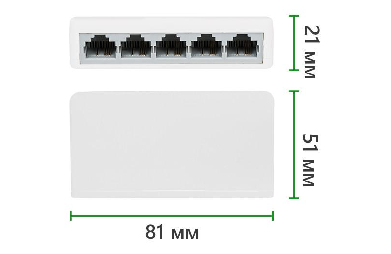 Комутатор Switch Greenvision GV-001-H-05P - зображення 4