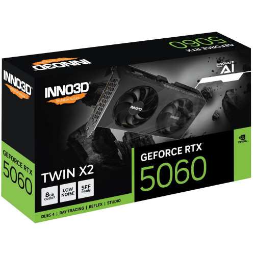 Відеокарта GeForce RTX 5060 8GB GDDR7 INNO3D TWIN X2 (N50602-08D7-195071N) - зображення 8