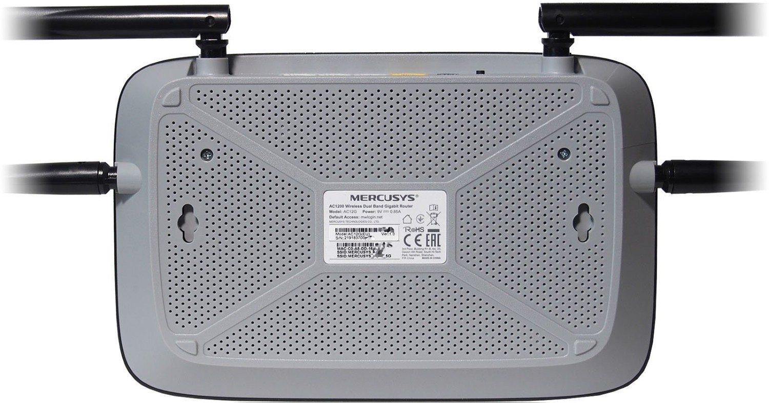 Маршрутизатор WiFi Mercusys AC12G - зображення 4