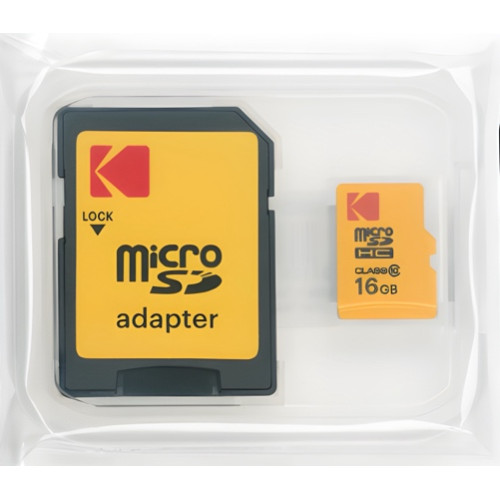 MicroSDHC 16 Gb Kodak class 10 UHS-I - зображення 1