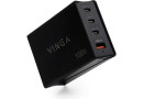Зарядний пристрій Vinga GaN 100W PD+QC (VCPCH100CB) - зображення 1
