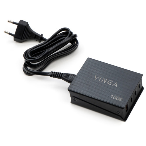 Зарядний пристрій Vinga GaN 100W PD+QC (VCPCH100CB) - зображення 5