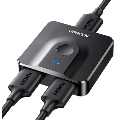 Відеосплітер UGREEN CM217 Switch HDMI to 2 x HDMI 4K 60Hz - зображення 2