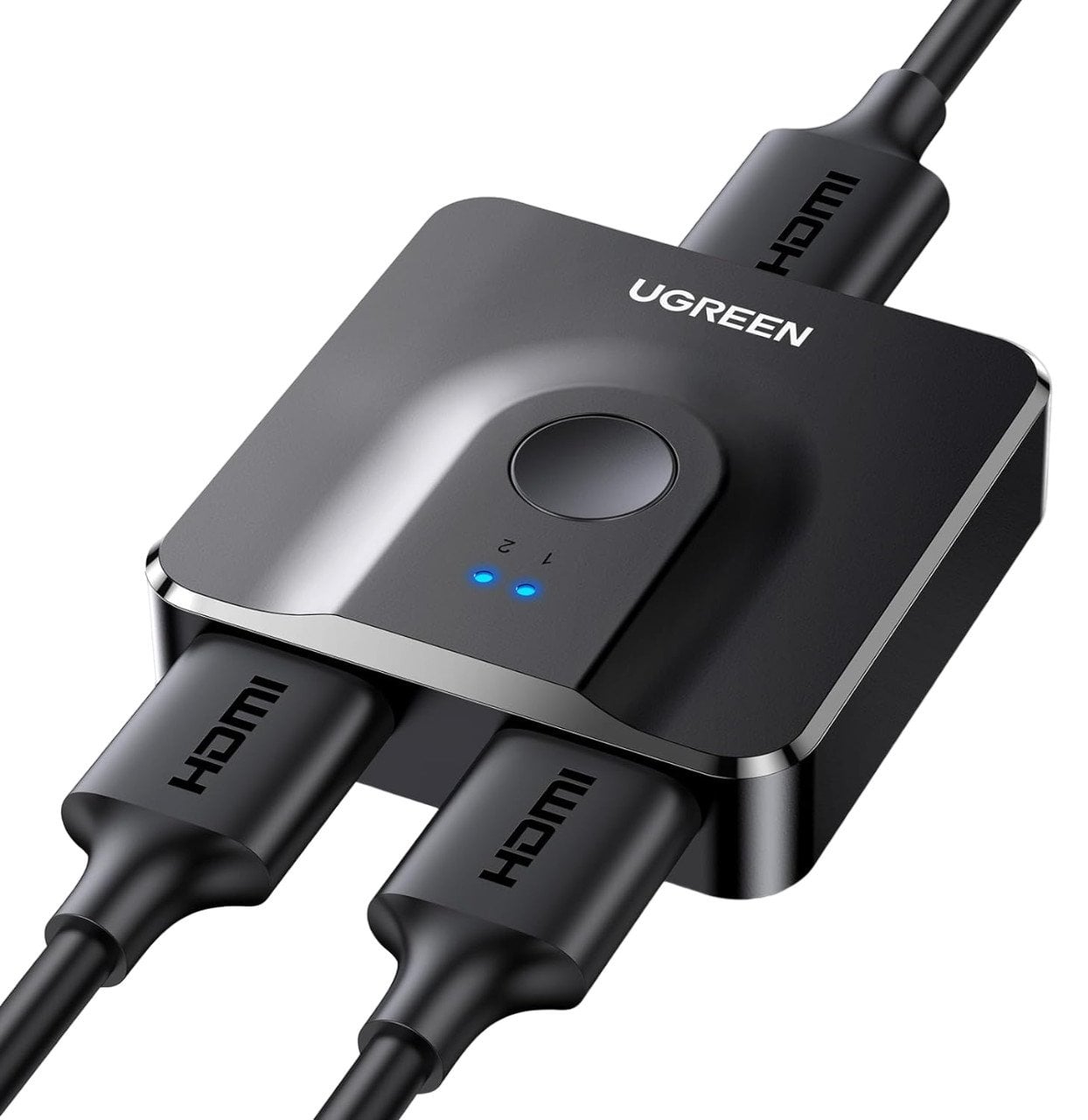 Відеосплітер UGREEN CM217 Switch HDMI to 2 x HDMI 4K 60Hz - зображення 2