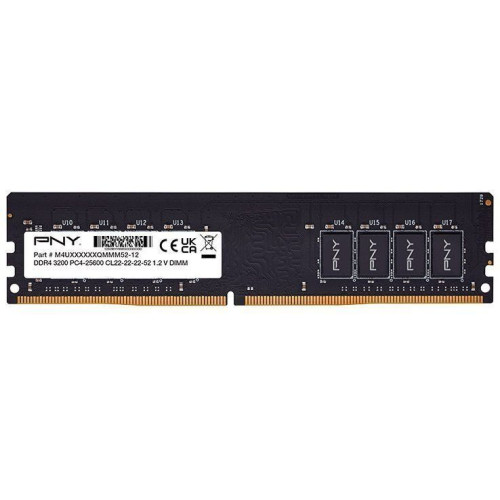 Пам'ять DDR4 RAM 8Gb (1x8Gb) 3200Mhz PNY (MD8GSD43200-SB) - зображення 1