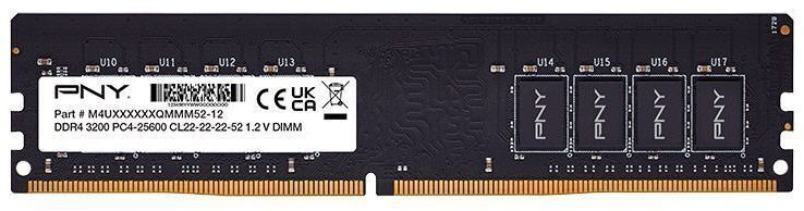 Пам'ять DDR4 RAM 8Gb (1x8Gb) 3200Mhz PNY (MD8GSD43200-SB) - зображення 1