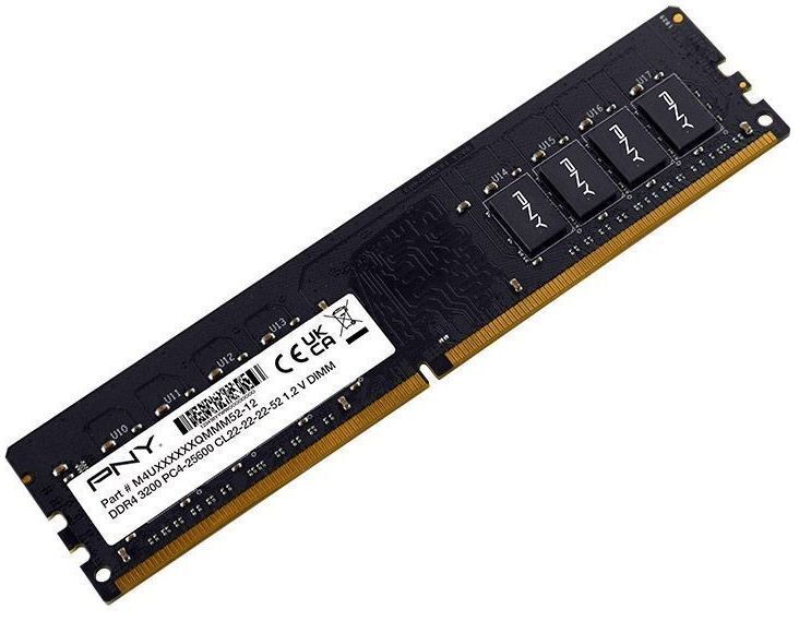 Пам'ять DDR4 RAM 8Gb (1x8Gb) 3200Mhz PNY (MD8GSD43200-SB) - зображення 2