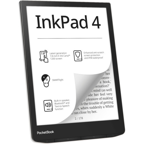 Електронна книга PocketBook 743G InkPad 4 Stardust Silver (PB743G-U-CIS) - зображення 2