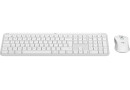 Комплект безпровідний Logitech MK950 Bluetooth\/Wireles UA Off-White - зображення 2