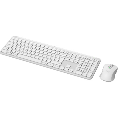 Комплект безпровідний Logitech MK950 Bluetooth\/Wireles UA Off-White - зображення 3