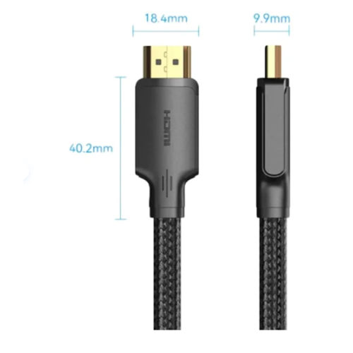 Кабель HDMI to HDMI, 10 м, v2.0, 1080p60Hz, Vention (VAA-B02-L1000) - зображення 2