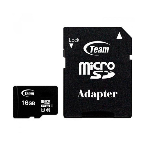 MicroSDHC 16 Gb Team class 10 UHS-I U1 - зображення 1