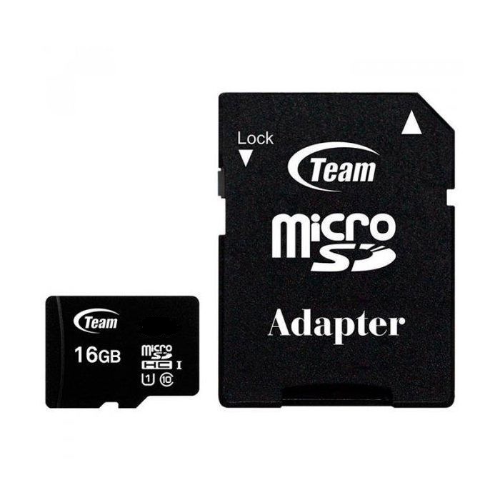MicroSDHC 16 Gb Team class 10 UHS-I U1 - зображення 1