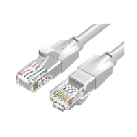 Патч-корд Cat.6, UTP, RJ45, 1.0 м, мідь, сірий, Vention