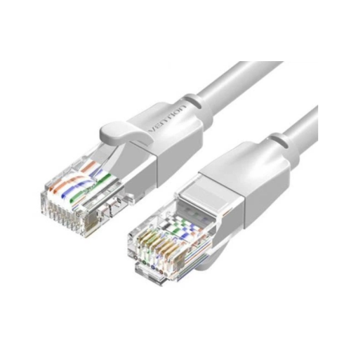Патч-корд Cat.6, UTP, RJ45, 1.0 м, мідь, сірий, Vention - зображення 1